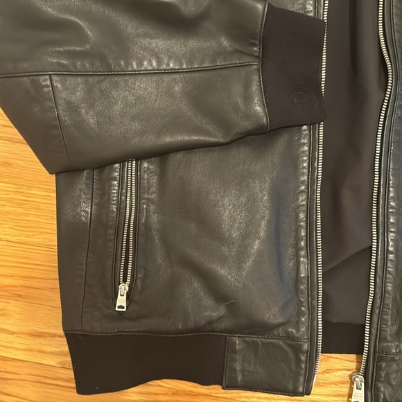 Leather men jacket. All Saints - Picture 2 of 9
